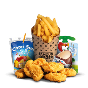 Menu enfant de Munchies73 à La Tronche : repas adapté aux enfants, avec des portions savoureuses et équilibrées.